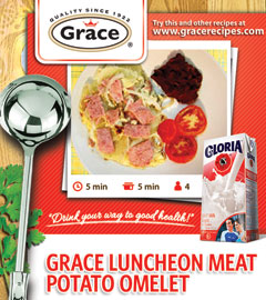 Grace Luncheon Meat Potato Omelet