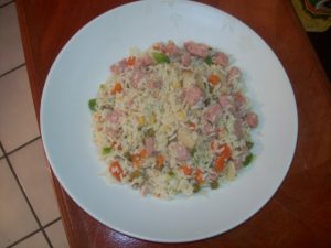 Grace Luncheon Meat Vegetable Rice
