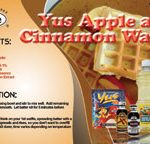 Yus Apple and Cinnamon Waffles