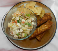 Tofu Cassava Salad