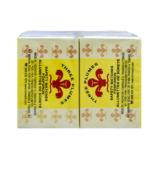 Three Plumes Safety Matches